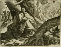 An illustration from Mikrokosmos = Parvvs mvndvs (1579)