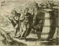 An illustration from Mikrokosmos = Parvvs mvndvs (1579)
