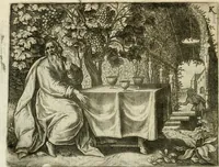 An illustration from Mikrokosmos = Parvvs mvndvs (1579)