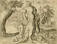 An illustration from Mikrokósmos = Paruus mundus (1610)