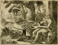 An illustration from Mikrokósmos = Paruus mundus (1610)