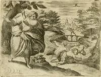 An illustration from Mikrokósmos = Paruus mundus (1610)