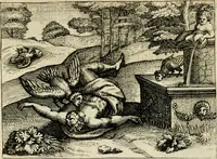 An illustration from Mikrokósmos = Paruus mundus (1618)