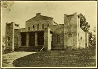 An illustration from Milestones along the color line : a souvenir of Durham, N.C., showing the progress of a race (1922)