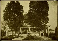 An illustration from Milestones along the color line : a souvenir of Durham, N.C., showing the progress of a race (1922)