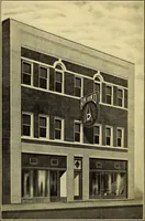 An illustration from Milestones along the color line : a souvenir of Durham, N.C., showing the progress of a race (1922)