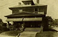 An illustration from Milestones along the color line : a souvenir of Durham, N.C., showing the progress of a race (1922)
