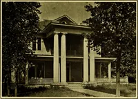 An illustration from Milestones along the color line : a souvenir of Durham, N.C., showing the progress of a race (1922)