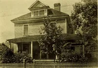 An illustration from Milestones along the color line : a souvenir of Durham, N.C., showing the progress of a race (1922)