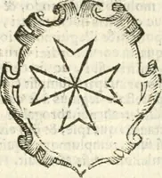 An illustration from Militarium ordinum origines, statuta, symbola, et insignia, iconibus, additis genuinis : hac editione multorum ordinum, & quoquot extitere, accessione locupletata, serie[que] temporum distributa (1623)