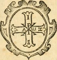 An illustration from Militarium ordinum origines, statuta, symbola, et insignia, iconibus, additis genuinis : hac editione multorum ordinum, & quoquot extitere, accessione locupletata, serie[que] temporum distributa (1623)