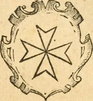 An illustration from Militarium ordinum origines, statuta, symbola, et insignia, iconibus, additis genuinis : hac editione multorum ordinum, & quoquot extitere, accessione locupletata, serie[que] temporum distributa (1623)