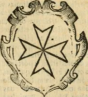 An illustration from Militarium ordinum origines, statuta, symbola, et insignia, iconibus, additis genuinis : hac editione multorum ordinum, & quoquot extitere, accessione locupletata, serie[que] temporum distributa (1623)
