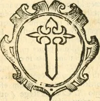 An illustration from Militarium ordinum origines, statuta, symbola, et insignia, iconibus, additis genuinis : hac editione multorum ordinum, & quoquot extitere, accessione locupletata, serie[que] temporum distributa (1623)