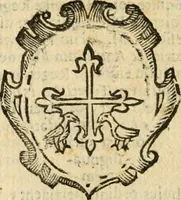 An illustration from Militarium ordinum origines, statuta, symbola, et insignia, iconibus, additis genuinis : hac editione multorum ordinum, & quoquot extitere, accessione locupletata, serie[que] temporum distributa (1623)