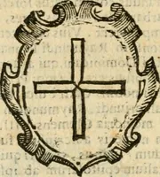 An illustration from Militarium ordinum origines, statuta, symbola, et insignia, iconibus, additis genuinis : hac editione multorum ordinum, & quoquot extitere, accessione locupletata, serie[que] temporum distributa (1623)