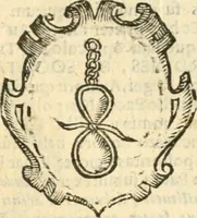 An illustration from Militarium ordinum origines, statuta, symbola, et insignia, iconibus, additis genuinis : hac editione multorum ordinum, & quoquot extitere, accessione locupletata, serie[que] temporum distributa (1623)