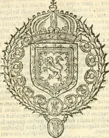 An illustration from Militarium ordinum origines, statuta, symbola, et insignia, iconibus, additis genuinis : hac editione multorum ordinum, & quoquot extitere, accessione locupletata, serie[que] temporum distributa (1623)