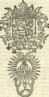 An illustration from Militarium ordinum origines, statuta, symbola, et insignia, iconibus, additis genuinis : hac editione multorum ordinum, & quoquot extitere, accessione locupletata, serie[que] temporum distributa (1623)