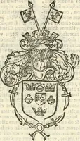 An illustration from Militarium ordinum origines, statuta, symbola, et insignia, iconibus, additis genuinis : hac editione multorum ordinum, & quoquot extitere, accessione locupletata, serie[que] temporum distributa (1623)