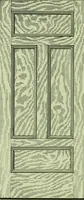 An illustration from Millwork catalogue : makers of the original patent dowelled doors, sash, blinds, fine interior finish, store and office fixtures, bank counters, dealers in lumber, etc (1904)