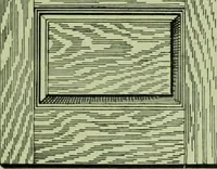 An illustration from Millwork catalogue : makers of the original patent dowelled doors, sash, blinds, fine interior finish, store and office fixtures, bank counters, dealers in lumber, etc (1904)
