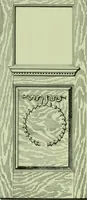 An illustration from Millwork catalogue : makers of the original patent dowelled doors, sash, blinds, fine interior finish, store and office fixtures, bank counters, dealers in lumber, etc (1904)