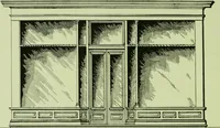 An illustration from Millwork catalogue : makers of the original patent dowelled doors, sash, blinds, fine interior finish, store and office fixtures, bank counters, dealers in lumber, etc (1904)