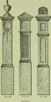 An illustration from Millwork catalogue : makers of the original patent dowelled doors, sash, blinds, fine interior finish, store and office fixtures, bank counters, dealers in lumber, etc (1904)