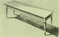 An illustration from Millwork catalogue : makers of the original patent dowelled doors, sash, blinds, fine interior finish, store and office fixtures, bank counters, dealers in lumber, etc (1904)