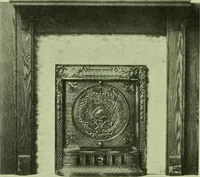 An illustration from Millwork catalogue : makers of the original patent dowelled doors, sash, blinds, fine interior finish, store and office fixtures, bank counters, dealers in lumber, etc (1904)