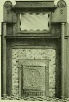 An illustration from Millwork catalogue : makers of the original patent dowelled doors, sash, blinds, fine interior finish, store and office fixtures, bank counters, dealers in lumber, etc (1904)