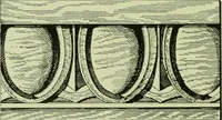 An illustration from Millwork catalogue : makers of the original patent dowelled doors, sash, blinds, fine interior finish, store and office fixtures, bank counters, dealers in lumber, etc (1904)