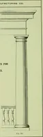 An illustration from Millwork catalogue : makers of the original patent dowelled doors, sash, blinds, fine interior finish, store and office fixtures, bank counters, dealers in lumber, etc (1904)
