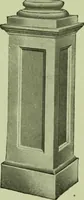 An illustration from Millwork catalogue : makers of the original patent dowelled doors, sash, blinds, fine interior finish, store and office fixtures, bank counters, dealers in lumber, etc (1904)