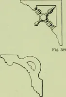 An illustration from Millwork catalogue : makers of the original patent dowelled doors, sash, blinds, fine interior finish, store and office fixtures, bank counters, dealers in lumber, etc (1904)