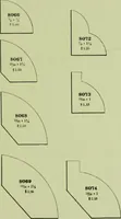 An illustration from Millwork catalogue : makers of the original patent dowelled doors, sash, blinds, fine interior finish, store and office fixtures, bank counters, dealers in lumber, etc (1904)
