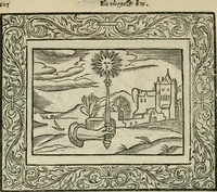 Picture 127 of 259 from Minerua Britanna, or, A garden of heroical deuises, furnished, and adorned with emblemes and impresa's of sundry natures : newly devised, moralized, and published (1612), leaf 129