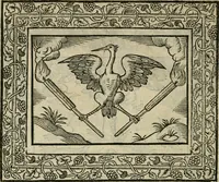 Picture 133 of 259 from Minerua Britanna, or, A garden of heroical deuises, furnished, and adorned with emblemes and impresa's of sundry natures : newly devised, moralized, and published (1612), leaf 135