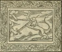 An illustration from Minerua Britanna, or, A garden of heroical deuises, furnished, and adorned with emblemes and impresa's of sundry natures : newly devised, moralized, and published (1612)