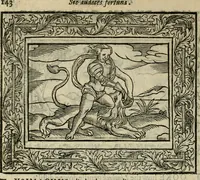 An illustration from Minerua Britanna, or, A garden of heroical deuises, furnished, and adorned with emblemes and impresa's of sundry natures : newly devised, moralized, and published (1612)