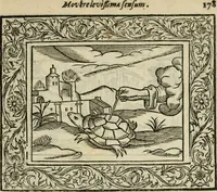 An illustration from Minerua Britanna, or, A garden of heroical deuises, furnished, and adorned with emblemes and impresa's of sundry natures : newly devised, moralized, and published (1612)