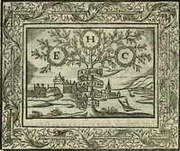 Picture 21 of 259 from Minerua Britanna, or, A garden of heroical deuises, furnished, and adorned with emblemes and impresa's of sundry natures : newly devised, moralized, and published (1612), leaf 33