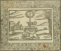An illustration from Minerua Britanna, or, A garden of heroical deuises, furnished, and adorned with emblemes and impresa's of sundry natures : newly devised, moralized, and published (1612)