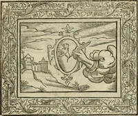 An illustration from Minerua Britanna, or, A garden of heroical deuises, furnished, and adorned with emblemes and impresa's of sundry natures : newly devised, moralized, and published (1612)