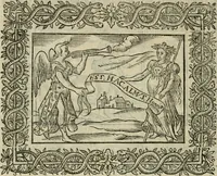 An illustration from Minerua Britanna, or, A garden of heroical deuises, furnished, and adorned with emblemes and impresa's of sundry natures : newly devised, moralized, and published (1612)