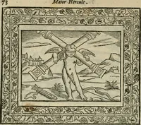 Picture 91 of 259 from Minerua Britanna, or, A garden of heroical deuises, furnished, and adorned with emblemes and impresa's of sundry natures : newly devised, moralized, and published (1612), leaf 93