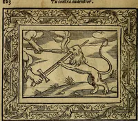 Picture 146 of 256 from Minerva Britanna Or A Garden Of Heroical Deuises, furnished, and adorned with Emblemes and Impresa's of sundry natures (1612), leaf 147