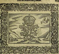 An illustration from Minerva Britanna Or A Garden Of Heroical Deuises, furnished, and adorned with Emblemes and Impresa's of sundry natures (1612)