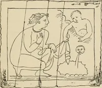 An illustration from Miniatures, ancient and modern (1908)